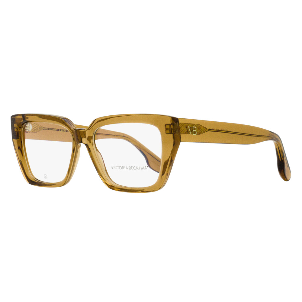 Victoria Beckham Angular Rectangle Eyeglasses VB2648 203 Transparent Brown 54mm